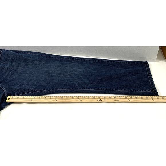 Lee Perfect Fit Jeans‎ Womens 16 Short Just Below Waist Dark Wash Denim Straight - Picture 8 of 10
